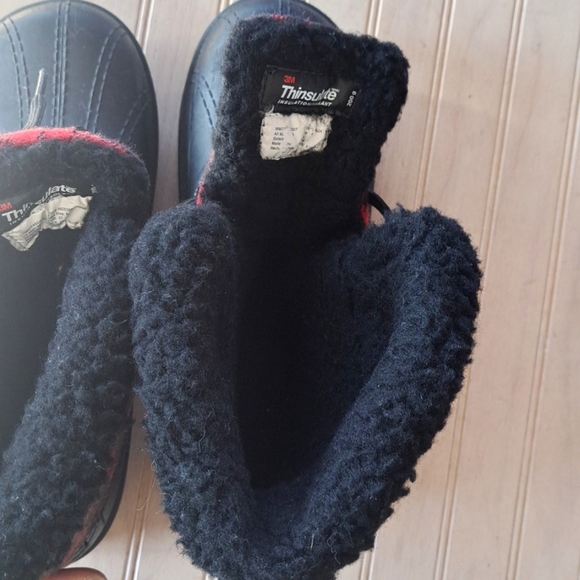 Ozark Trail Sintetico Thinsulate Buffalo Print Winter Insulated Rubber Snow Boot - Picture 9 of 10